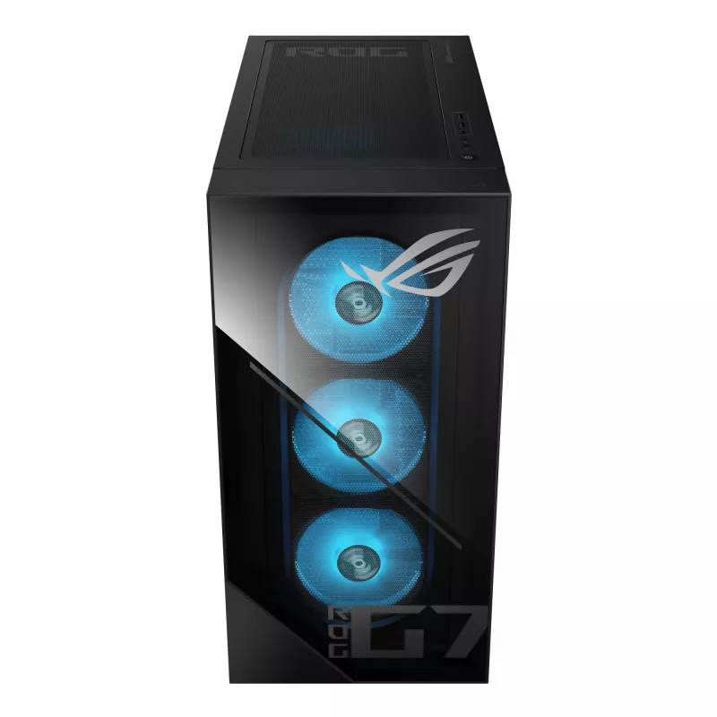 ASUS ROG G700 GM700TZ-R8400F004WS AMD Ryzen™ 5 8400F 32 GB DDR5-SDRAM 1 TB SSD NVIDIA GeForce RTX 5060 Ti Windows 11 Home Tornis PC Melns