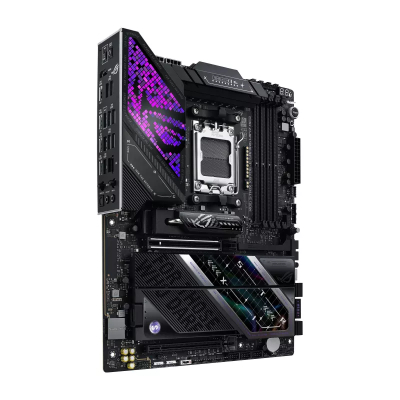 Mātesplate ASUS ROG STRIX X870E-E GAMING WIFI7 NEO — AM5, X870E mikroshēmojums, PCIe atbalsts, Wi‑Fi 7
