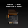 Cougar CFV235 Vision Midi Tower PC korpuss, ARGB, 9.16 collu LCD (1920×462), rūdīts stikls, melns
