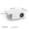 BenQ TH575i standarta projicēšanas projektors 3800 ANSI lūmenu DLP 1080p (1920x1080) 3D Balts
