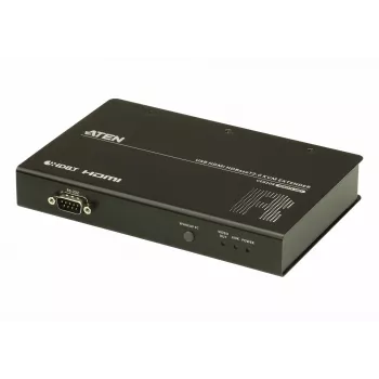 ATEN USB HDMI HDBaseT2.0 KVM paplašinātājs/attālā ierīce, uztvērējs, vadu, 100 m, Cat5e, Cat6, Cat6a, 4096 x 2160 pikseļi, melns