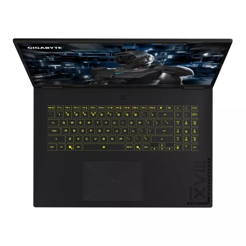 GIGABYTE GAMING A18 PRO DYJG3DEBC4SH klēpjdators Intel Core 7 240H 45.7 cm (18 collas) WQXGA 32 GB LPDDR5x-SDRAM 1 TB SSD NVIDIA GeForce RTX 5080 Wi-Fi 6E (802.11ax) Windows 11 Home Melns
