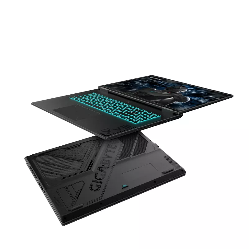 GIGABYTE Gaming A18 PRO DXJG3DEBC4SH Intel Core 7 240H klēpjdators 45,7 cm (18 collas) WQXGA 32 GB LPDDR5x-SDRAM 1 TB SSD NVIDIA GeForce RTX 5070 Ti Wi-Fi 6E (802.11ax) Windows 11 Home melns