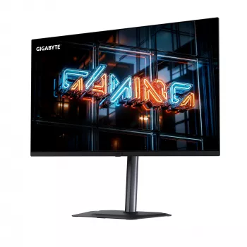 GIGABYTE MO32U24 32 collu QD-OLED spēļu monitors, 4K UHD 3840x2160, 240Hz, 0,03ms, HDMI 2.1, DisplayPort 1.4, HDR True Melns 500