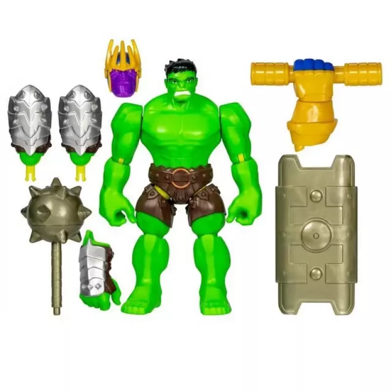 HASBRO Marvel MixMashers Avengers Hulk Mix-&-Match darbības figūra, daudzkrāsaina, vecumam 4+