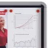 Nobo Premium Plus āra magnētiskais slēdzamais ziņojumu dēlis 8xA4