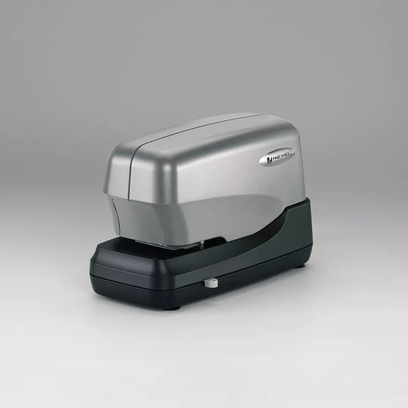 Rexel Stella70 elektriskais kārtridžu skavotājs EU, 70 lapas, aizmugurējā ielāde, 5000 skavas, melns, sudrabains, 259 mm, 372 mm