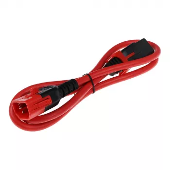 ACT Powercord C13 IEC Lock+ - C14 IEC Lock Dual Locking sarkans 0,50 m, PC3613