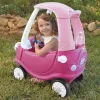 Little Tikes Cozy Coupe Princess, 1.5 gadi, 4 riteņi, Plastmasa, Zila, Rozā, Balta