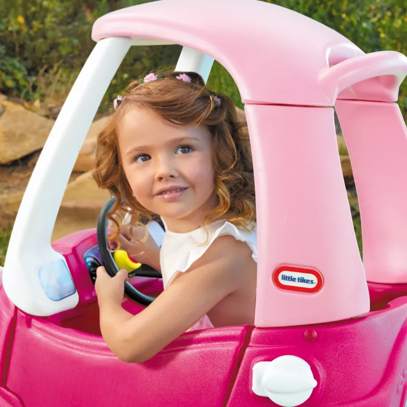 Little Tikes Cozy Coupe Princess, 1.5 gadi, 4 riteņi, Plastmasa, Zila, Rozā, Balta