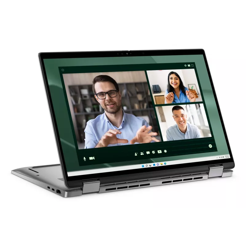 DELL Latitude 7450 2-in-1 Intel Core Ultra 7 165U Hybrid (2-in-1) 35.6 cm (14 inch) Skārienjūtīgs Full HD+ 16 GB LPDDR5x-SDRAM 512 GB SSD Wi-Fi 7 (802.11be) Windows 11 Pro German pelēka