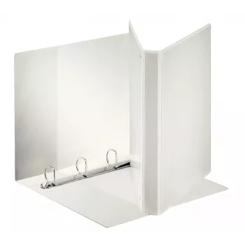 Esselte Panorama Binder FSC® A4+ 4DR/20 mm, A4+, D-gredzens, Plastmasa, Balta, 190 loksnes, 80 g/m²