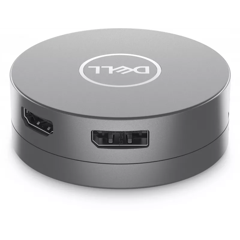 DELL 6-in-1 USB-C multiportu adapteris - DA305, vadu, USB 3.2 Gen 2 (3.1 Gen 2) Type-C, 10,100,1000 Mbit/s, sudraba, 3840 x 2160 pikseļu, Dell