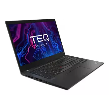 Teqcycle Lenovo Thinkpad T14s G2 Intel® Core™ i5 i5-1135G7 klēpjdators 35,6 cm (14 collas) Full HD 16 GB DDR4-SDRAM 256 GB SSD Wi-Fi 6 (802.11ax) Windows 11 Pro vācu melns
