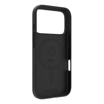 Aizsargājošs aizmugures vāciņš dbramante1928 Nuuk Pro MS Apple iPhone 17 Pro — saderīgs ar MagSafe, plastmasa, melns
