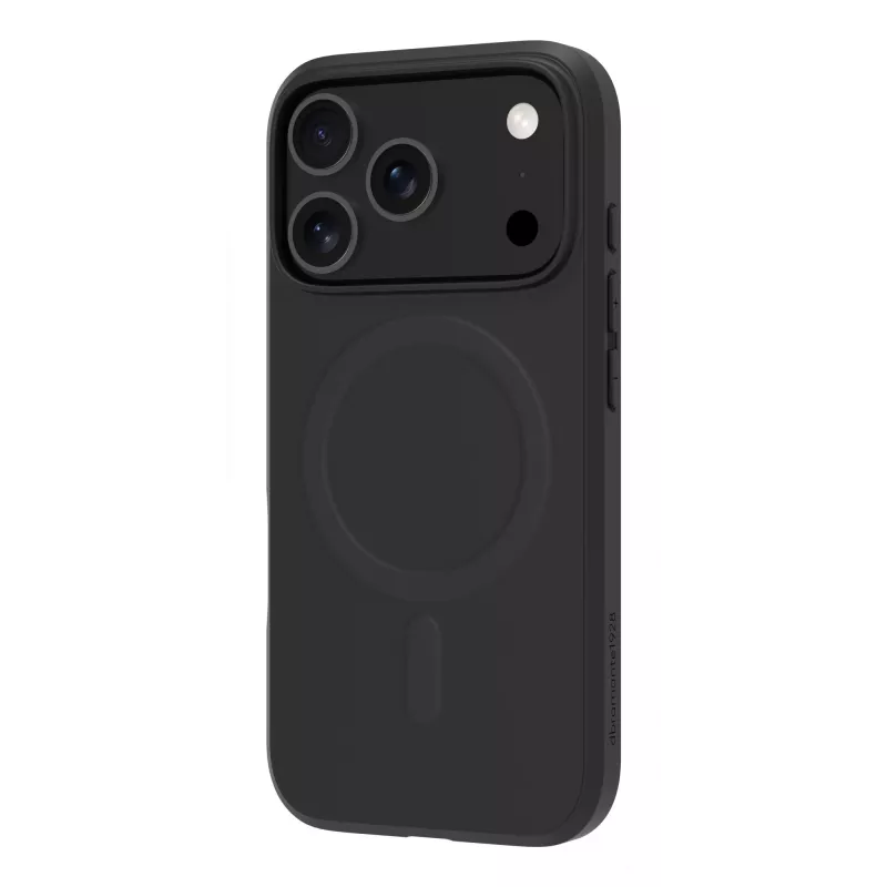 Aizsargājošs aizmugures vāciņš dbramante1928 Nuuk Pro MS Apple iPhone 17 Pro — saderīgs ar MagSafe, plastmasa, melns