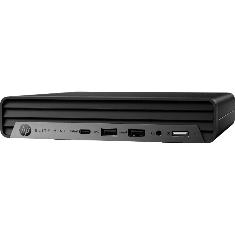 T1A HP Elite Mini 800 G9 Atjaunots Intel® Core™ i5 i5-12500T 16 GB DDR5-SDRAM 512 GB SSD Windows 11 Pro Mini dators Melns