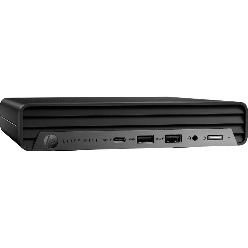 T1A HP Elite Mini 800 G9 Atjaunots Intel® Core™ i5 i5-12500T 16 GB DDR5-SDRAM 512 GB SSD Windows 11 Pro Mini dators Melns