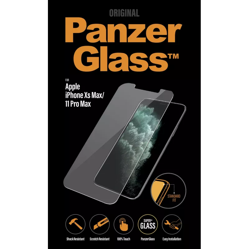 PanzerGlass ® ekrāna aizsargs iPhone 11 Pro Max | Xs Max | Standarta piegulums