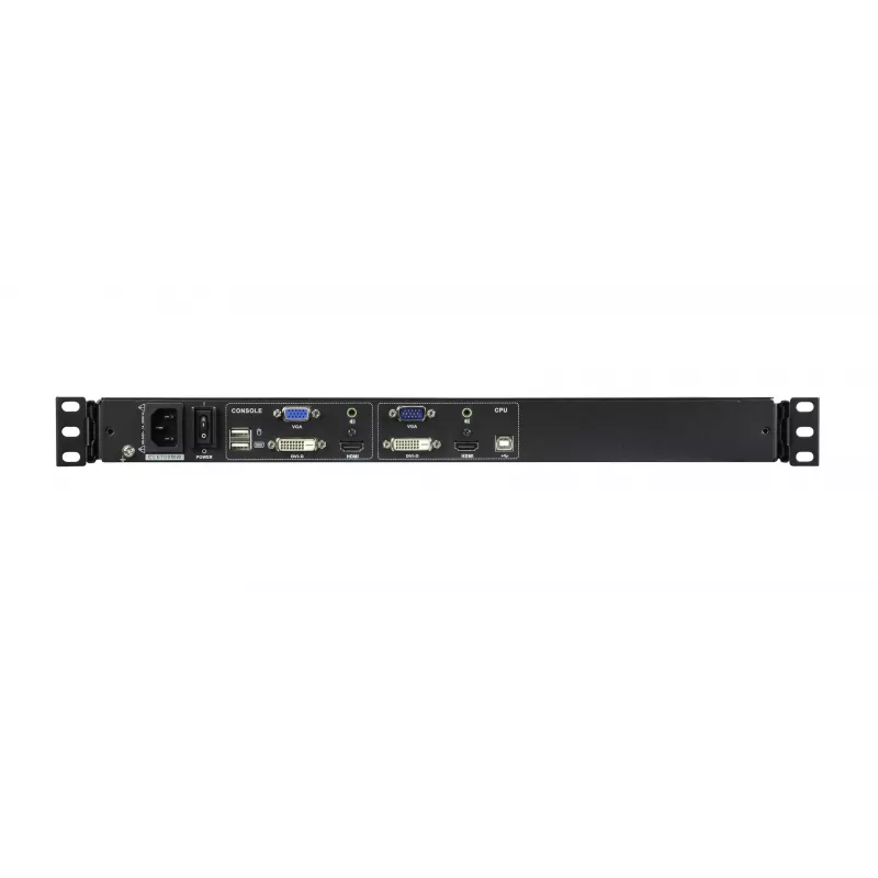 ATEN CL6700MW-ATA-2XK06SG plaukta konsole 43,9 cm (17,3 inch) melna 1U