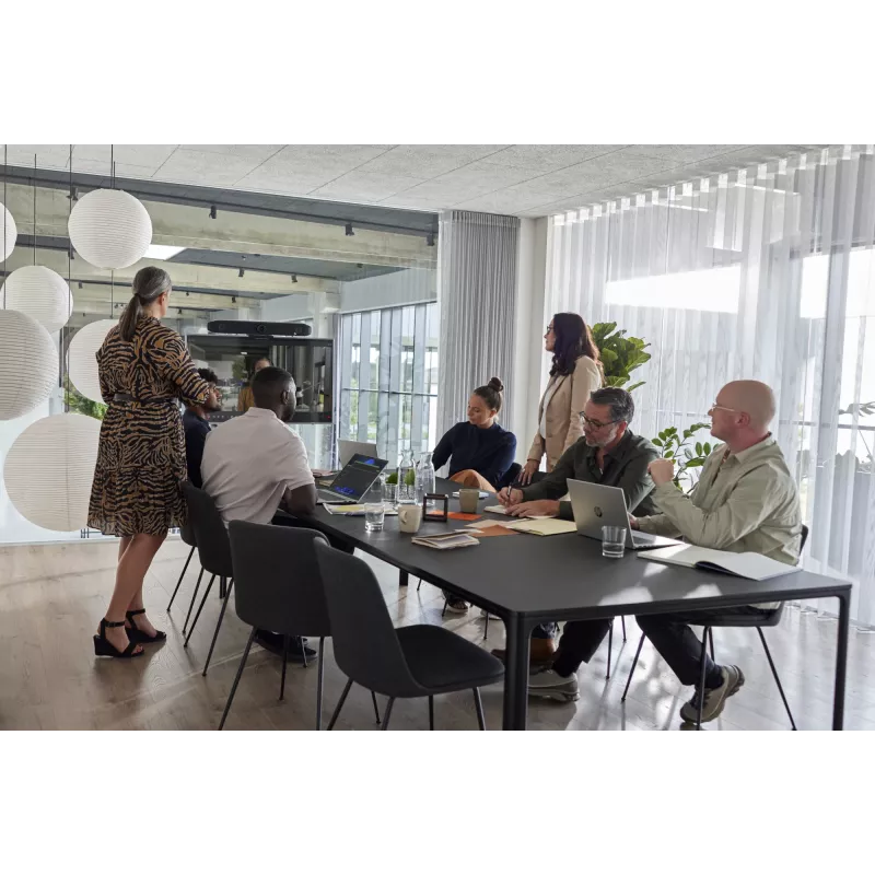 HP Poly Studio X52 universāla video konferenču josla, grupas video konferenču sistēma, 4K Ultra HD, 30 kadri/s, 95°, 5x, Android