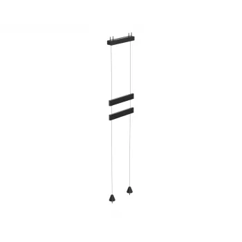 Ergonomic Solutions SpacePole Digital Signage logā ievietojams vadu stiprinājums 5 m