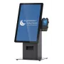 Kioska komplekts Ergonomic Solutions SpacePole Mini Kiosk Countertop Melns Metal