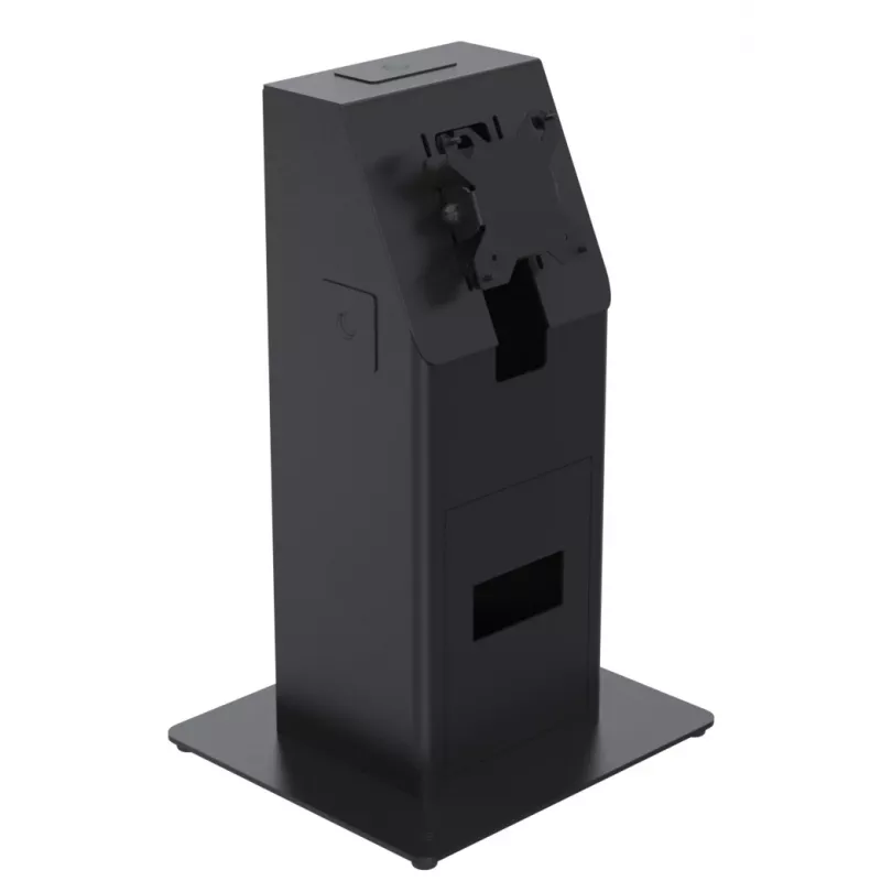Kioska komplekts Ergonomic Solutions SpacePole Mini Kiosk Countertop Melns Metal