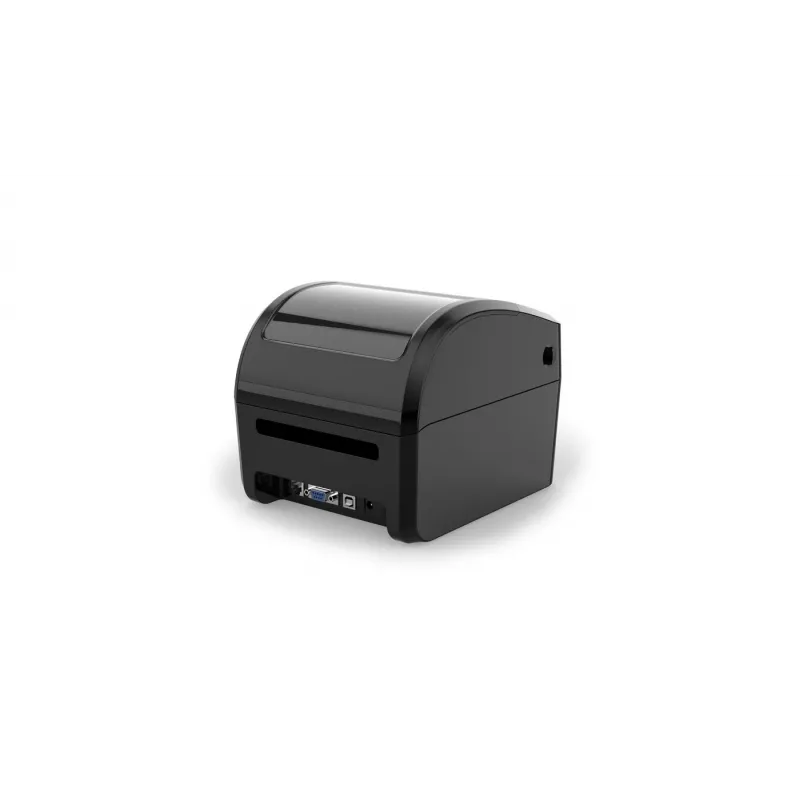 Etiķešu printeris Capture CA-RP420 — Tiešās termiskās drukas 203 dpi galda printeris ar USB, seriālo un Ethernet interfeisu (melns)