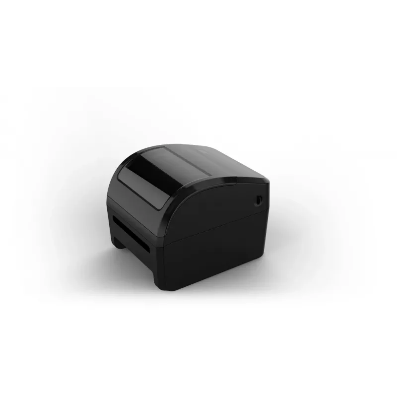 Etiķešu printeris Capture CA-RP420 — Tiešās termiskās drukas 203 dpi galda printeris ar USB, seriālo un Ethernet interfeisu (melns)