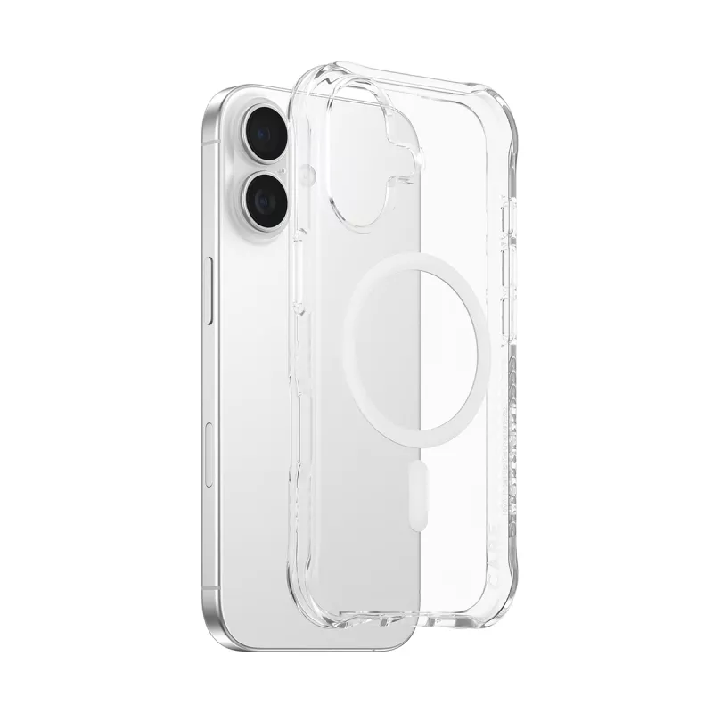 PanzerGlass CARE™ by ® Samba Case caurspīdīgs ar baltu MagSafe iPhone 17 | Vairumtirdzniecība