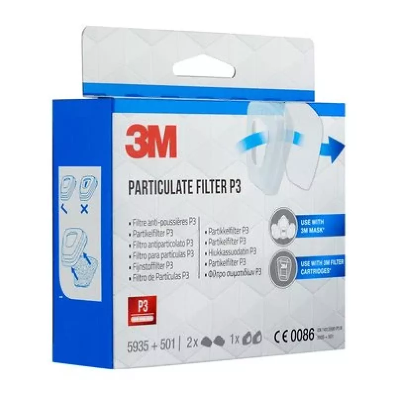 Daļiņu filtrs 3M 5935 P3, 2 gab. iepakojumā
