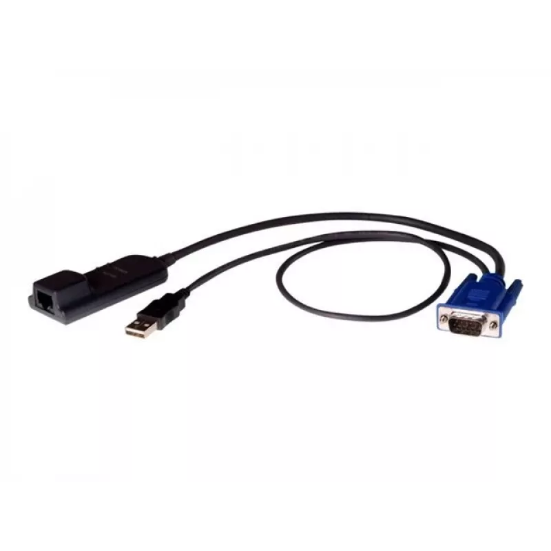 Vertiv Avocent MPUIQ-VMCDP KVM saskarnes adapteris DISPLAYPORT, USB 2.0 Melns