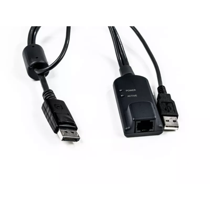 Vertiv Avocent MPUIQ-VMCDP KVM saskarnes adapteris DISPLAYPORT, USB 2.0 Melns