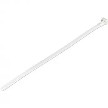 StarTech.com 10 collu (25 cm) atkārtoti lietojamas kabeļu saites - 1/4 collu (7 mm) platas, 2-1/2 collu (65 mm) saišķa diam., 50 mārciņu (22 kg) stiepes izturība, atvienojamas neilona saites, iekštelpām/ārtelpām, 94V-2/UL sarakstā iekļauts, 100 gab. iepakojums - Balta