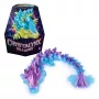CrystaLynx Dragons, 9 collu kolekcionējama kustīga pūķa rotaļu figūriņa bērniem un pieaugušajiem, pārsteiguma kastīte, fidget rotaļlietas mājas birojam un galda dekoram (stili var atšķirties)