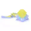 CrystaLynx Dragons, 9 collu kolekcionējama kustīga pūķa rotaļu figūriņa bērniem un pieaugušajiem, pārsteiguma kastīte, fidget rotaļlietas mājas birojam un galda dekoram (stili var atšķirties)