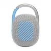 JBL Clip 4 Eco Stereo portatīvais skaļrunis Zils, Balts 5 W