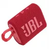 JBL GO 3 sarkans, 8,89 cm (3,5 collas), 4,7 cm, 4,2 W, 110–20000 Hz, 85 dB, 4,2 W