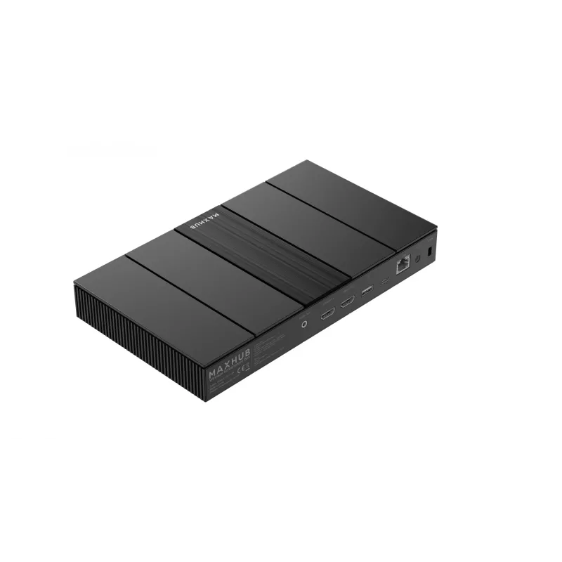 MAXHUB WB05 4K BYOM ekrāna koplietošanas kaste, melna, divjoslu (2,4 GHz / 5 GHz), vadu un bezvadu