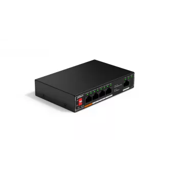 Nepārvaldāms PoE slēdzis Dahua Technology SF1005P — 5x Fast Ethernet (10/100), L2, PoE, 48–57V, Melns
