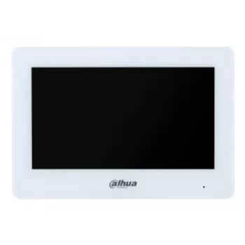 Video domofona monitors DAHUA VTH5123H-W-S2, 17,8 cm (7 collas) TFT, 1024×600, Wi‑Fi, MicroSD 64 GB, balts