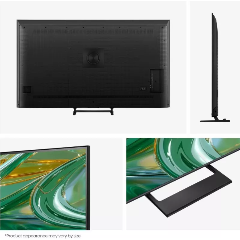 Hisense 85E8S 85 collu ULED 4K Mini LED viedtelevizors, 3840×2160, 400 cd/m², Wi‑Fi, HomeOS (Pelēks)