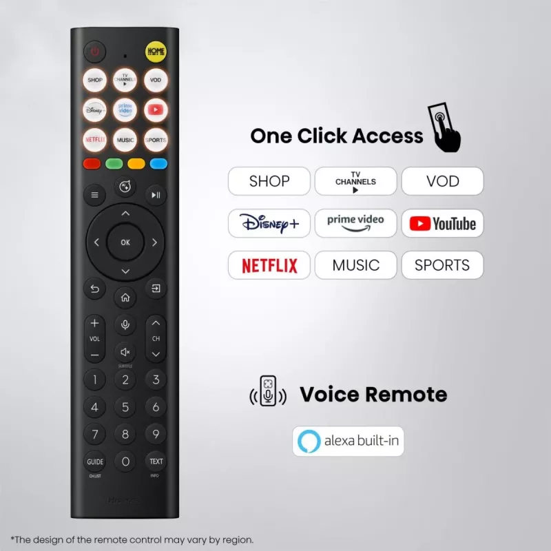 TV Hisense 55E8S 55 collu (139,7 cm) QLED Mini LED 4K Ultra HD Smart TV HomeOS Wi‑Fi Pelēks 400 cd/m²