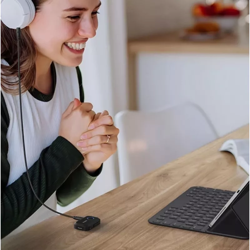 UGREEN Bluetooth audio uztvērējs 90748 — 3,5 mm AUX bezvadu adapteris audio straumēšanai