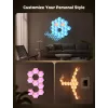 Viedā sienas gaisma Govee Glide Hexagon Light Panels Ultra paplašināšanas komplekts — Wi‑Fi/Bluetooth, 36 V ieeja, pelēka