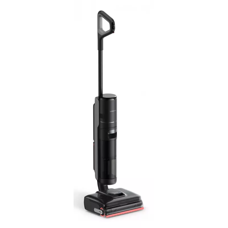 2-in-1 nūjas putekļsūcējs Dreame H15 Mix — ar baterijām darbināms sausās un mitrās tīrīšanas bezmaisa putekļsūcējs, 400 W, 23 000 Pa, trīsstūra malas suka, melns