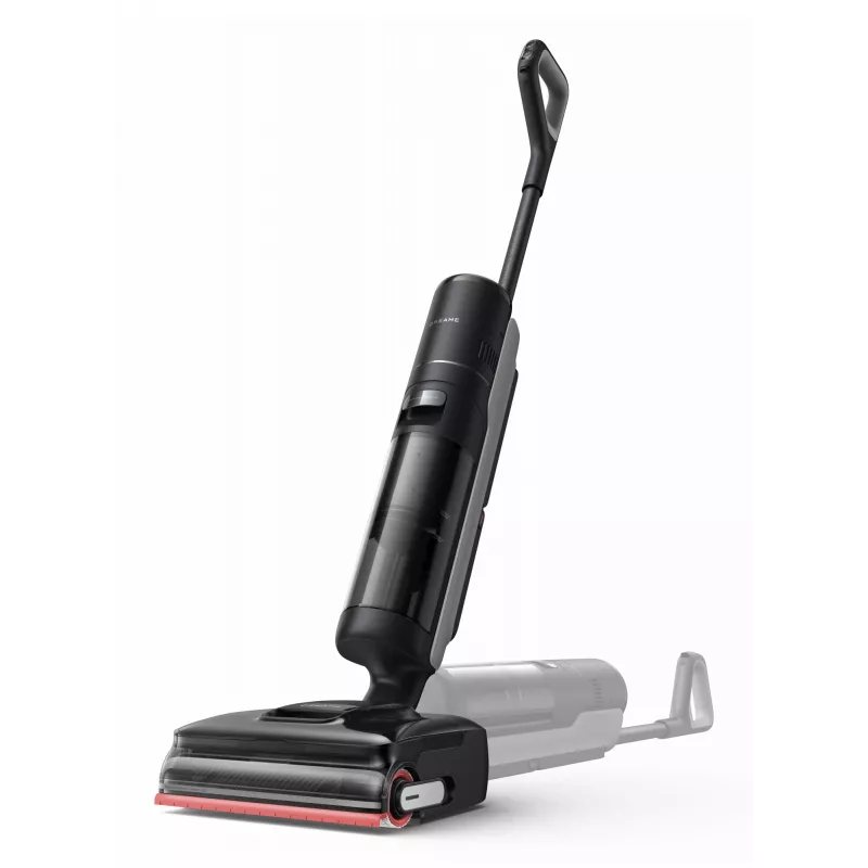 2-in-1 nūjas putekļsūcējs Dreame H15 Mix — ar baterijām darbināms sausās un mitrās tīrīšanas bezmaisa putekļsūcējs, 400 W, 23 000 Pa, trīsstūra malas suka, melns