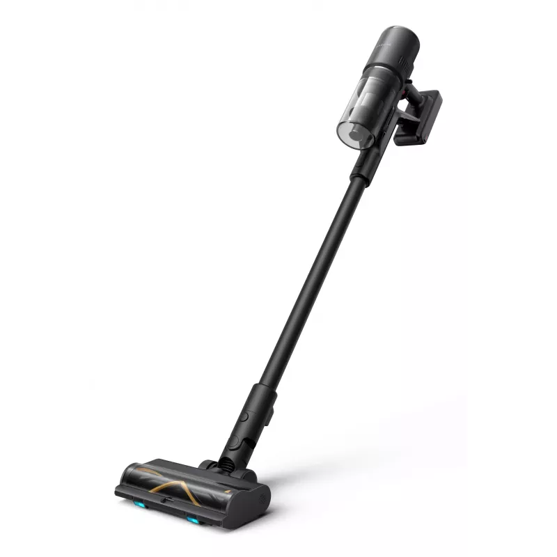2-in-1 nūjas putekļsūcējs Dreame H15 Mix — ar baterijām darbināms sausās un mitrās tīrīšanas bezmaisa putekļsūcējs, 400 W, 23 000 Pa, trīsstūra malas suka, melns