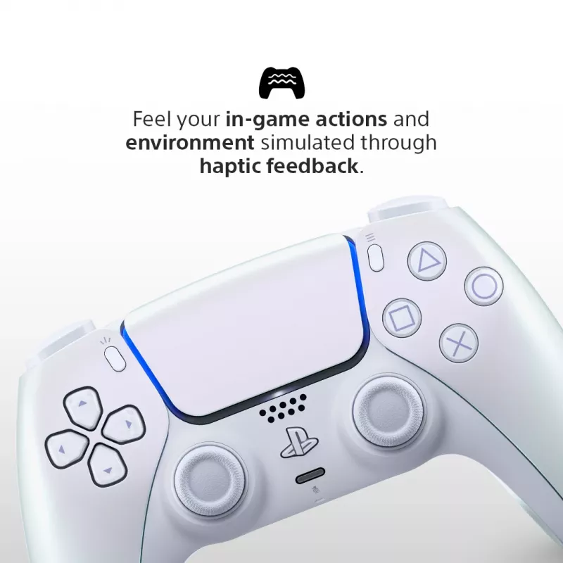 Sony DualSense v3 Pearl Bluetooth/USB spēļu kontrolieris Analogs / Digitāls PlayStation 5